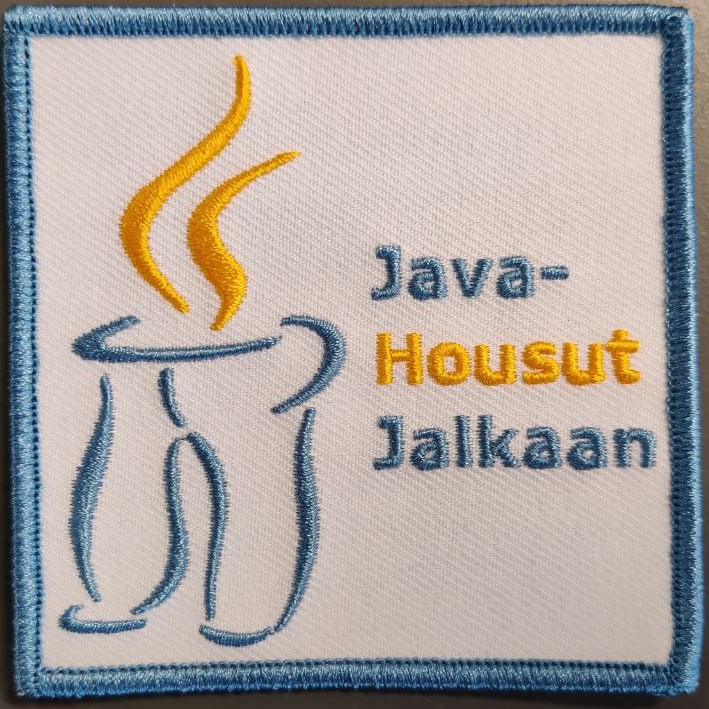 Java housut jalkaan